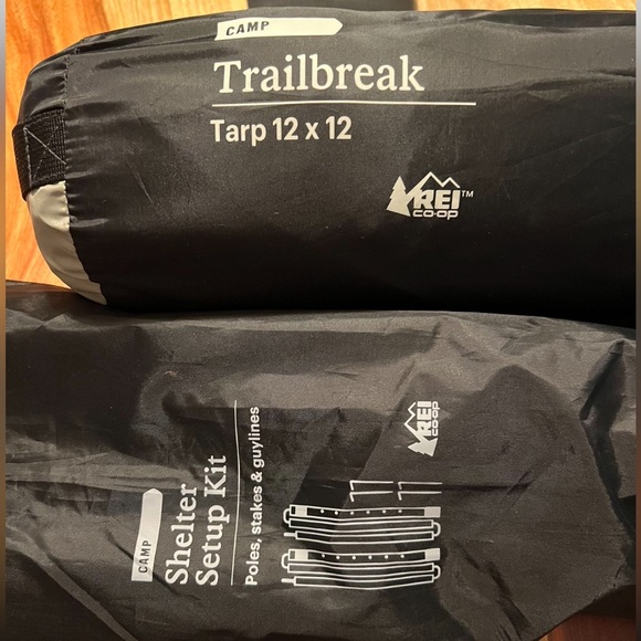 REI camp tarp and set up kit - Picture 3 of 3